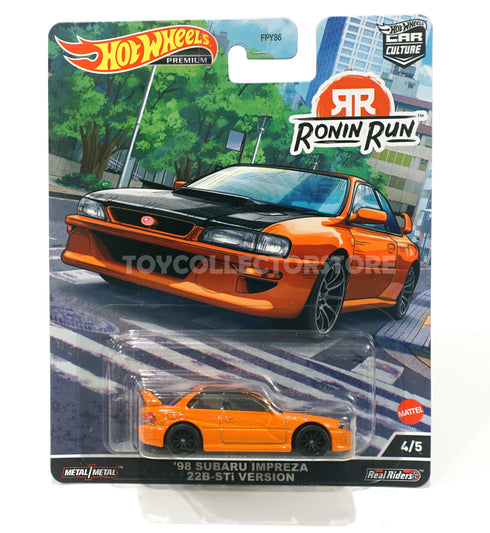 Hot Wheels Ronin Run 98 Subaru Impreza 22B STI Version Car Culture Diecast